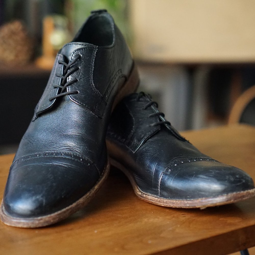 JD Fisk Lace Up Leather Shoes